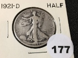 1921-D Walking Liberty Half