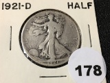 1921-D Walking Liberty Half