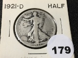 1921-D Walking Liberty Half