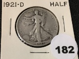 1921-D Walking Liberty Half