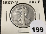 1927-S Walking Liberty Half
