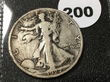 1927-S Walking Liberty Half