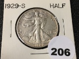 1929-S Walking Liberty Half
