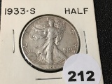 1933-S Walking Liberty Half
