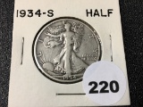1934-S Walking Liberty Half