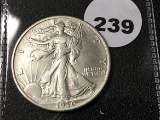 1936 Walking Liberty Half