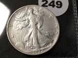 1937 Walking Liberty Half