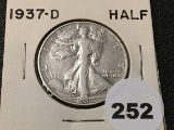 1937-D Walking Liberty Half