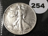 1937-S Walking Liberty Half