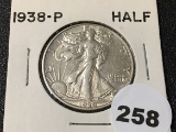 1938 Walking Liberty Half