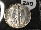 1938 Walking Liberty Half