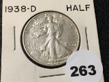 1938-D Walking Liberty Half