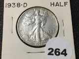 1938-D Walking Liberty Half