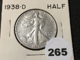 1938-D Walking Liberty Half