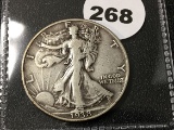 1938-D Walking Liberty Half