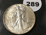 1941 Walking Liberty Half