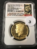 1964-2014-W 50th Anniversary Gold 50C High Relief ANA Inaugural Releases NG
