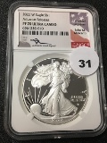 2022-W $1 Silver Eagle NGC PF70 Ultra Cameo Advance Releases, J. Mercanti S