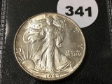 1944 Walking Liberty Half, UNC