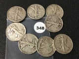 (8) 1944 Walking Liberty Half, Dollars, Mixed Mints