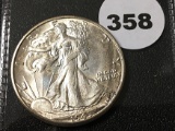 1945-D Walking Liberty Half