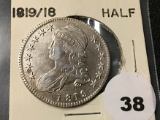 1819/18 Bust Half Dollar