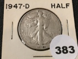 1947-D Walking Liberty Half