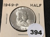 1948 Frankliin Half, BU