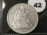 1857 Seated Half Dollar