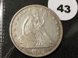 1881 Seated Half Dollar