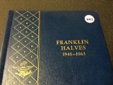 Book of 1948-1963 Franklin Half Dollars (35 Coins)