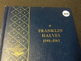 Book of 1948-1963 Franklin Half Dollars (35 Coins)