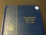 Book of 1948-1963 Franklin Half Dollars (35 Coins)