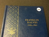 Book of 1948-1963 Franklin Half Dollars (35 Coins)