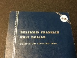 Partial Book of 1948-1963 Franklin Half Dollars (30 Coins)