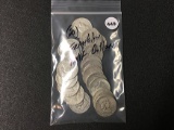 (20) Franklin Half Dollars