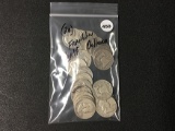 (20) Franklin Half Dollars
