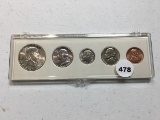 1963 Proof Set, Toned
