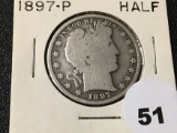 1897 Barber Half
