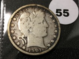 1901 Barber Half