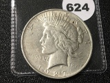 1927-D Peace Dollar
