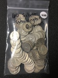 (60) Silver Washington Quarters