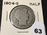 1904-S Barber Half