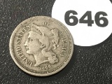 1866 Three Cent Piece
