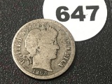 1893 Barber Dime