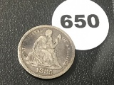 1885 Seated Dime
