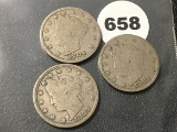 1883, 01, 04 Liberty Head Nickels