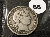 1905-S Barber Half