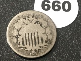 1867 Shield Nickel