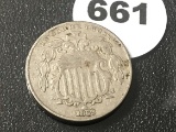 1869 Shield Nickel